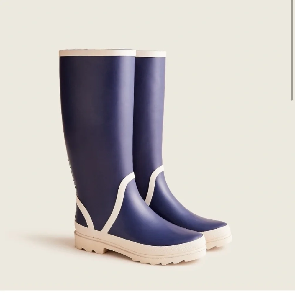 J.Crew Tall Lug Sole Rain Boots
